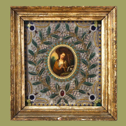 Devocionálie s vyobrazením Marie Magdalény